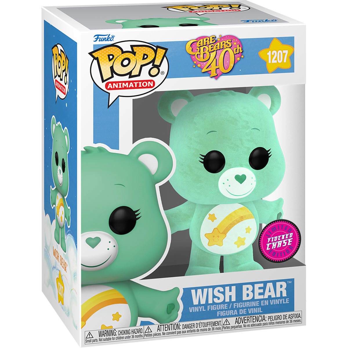 (Pre-Order Jan 2023) Care Bears 40th Anniversary Wish Bear Pop! Vinyl Figure