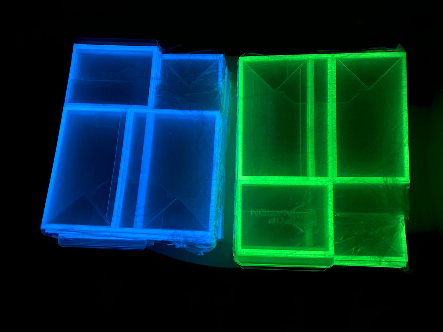 10 Pack Blue Glow in the Dark Protectors